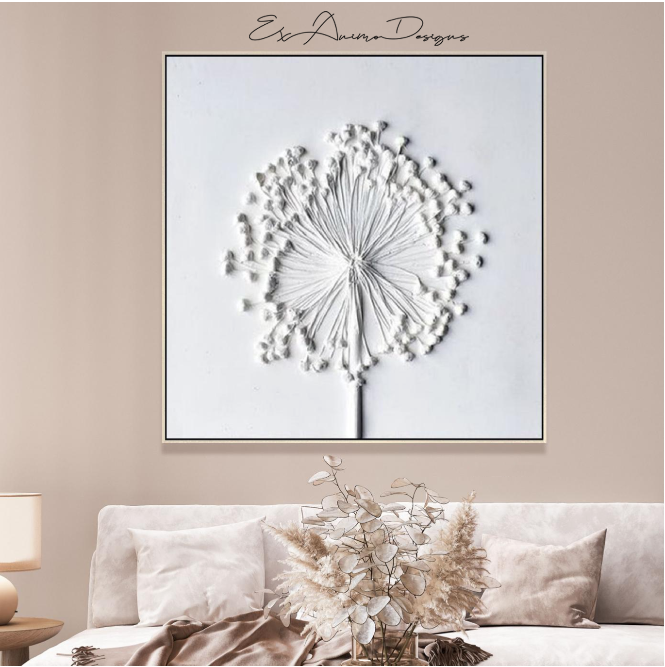 Ex Animo Designs - Botanical Texture Palette Knife Wall Art